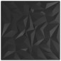 vidaXL Wandpaneele 48 Stk. Schwarz 50x50 cm XPS 12 m² Amethyst vidaXL Wandpaneele 48 Stk. Schwarz 50x50 cm XPS 12 m² Amethyst