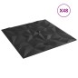 vidaXL Wandpaneele 48 Stk. Schwarz 50x50 cm XPS 12 m² Amethyst vidaXL Wandpaneele 48 Stk. Schwarz 50x50 cm XPS 12 m² Amethyst
