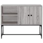 Sideboard Grau Sonoma 100x40x79,5 cm Holzwerkstoff Sideboard Grau Sonoma 100x40x79,5 cm Holzwerkstoff