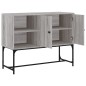 Sideboard Grau Sonoma 100x40x79,5 cm Holzwerkstoff Sideboard Grau Sonoma 100x40x79,5 cm Holzwerkstoff