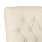 vidaXL Sessel ohne Armlehne Leinen mit Knopfheftung vidaXL Sessel ohne Armlehne Leinen mit Knopfheftung