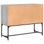 Sideboard Grau Sonoma 100x40x79,5 cm Holzwerkstoff Sideboard Grau Sonoma 100x40x79,5 cm Holzwerkstoff