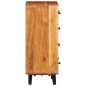 vidaXL Kommode 55x30x75 cm Massivholz Akazie und Metall vidaXL Kommode 55x30x75 cm Massivholz Akazie und Metall