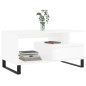 vidaXL Couchtisch Hochglanz-Weiß 90x49x45 cm Holzwerkstoff vidaXL Couchtisch Hochglanz-Weiß 90x49x45 cm Holzwerkstoff