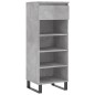 vidaXL Schuhschrank Betongrau 40x36x105 cm Holzwerkstoff vidaXL Schuhschrank Betongrau 40x36x105 cm Holzwerkstoff