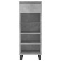 vidaXL Schuhschrank Betongrau 40x36x105 cm Holzwerkstoff vidaXL Schuhschrank Betongrau 40x36x105 cm Holzwerkstoff