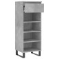 vidaXL Schuhschrank Betongrau 40x36x105 cm Holzwerkstoff vidaXL Schuhschrank Betongrau 40x36x105 cm Holzwerkstoff