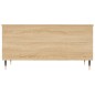 vidaXL Couchtisch Sonoma-Eiche 90x44,5x45 cm Holzwerkstoff