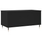 vidaXL Couchtisch Schwarz 90x44,5x45 cm Holzwerkstoff vidaXL Couchtisch Schwarz 90x44,5x45 cm Holzwerkstoff