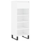 vidaXL Schuhschrank Hochglanz-Weiß 40x36x105 cm Holzwerkstoff vidaXL Schuhschrank Hochglanz-Weiß 40x36x105 cm Holzwerkstoff