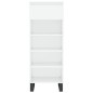 vidaXL Schuhschrank Hochglanz-Weiß 40x36x105 cm Holzwerkstoff vidaXL Schuhschrank Hochglanz-Weiß 40x36x105 cm Holzwerkstoff