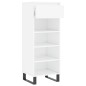 vidaXL Schuhschrank Hochglanz-Weiß 40x36x105 cm Holzwerkstoff vidaXL Schuhschrank Hochglanz-Weiß 40x36x105 cm Holzwerkstoff