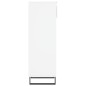 vidaXL Schuhschrank Hochglanz-Weiß 40x36x105 cm Holzwerkstoff vidaXL Schuhschrank Hochglanz-Weiß 40x36x105 cm Holzwerkstoff
