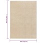 vidaXL Teppich Kurzflor 240x340 cm Beige vidaXL Teppich Kurzflor 240x340 cm Beige