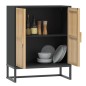 vidaXL Sideboard Schwarz 60x30x75 cm Holzwerkstoff vidaXL Sideboard Schwarz 60x30x75 cm Holzwerkstoff
