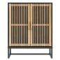 vidaXL Sideboard Schwarz 60x30x75 cm Holzwerkstoff vidaXL Sideboard Schwarz 60x30x75 cm Holzwerkstoff