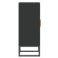 vidaXL Sideboard Schwarz 60x30x75 cm Holzwerkstoff vidaXL Sideboard Schwarz 60x30x75 cm Holzwerkstoff