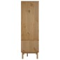 vidaXL Kleiderschrank OTTA Braun&Weiß 76,5x53x172 cm Massivholz Kiefer vidaXL Kleiderschrank OTTA Braun&Weiß 76,5x53x172 cm Massivholz Kiefer