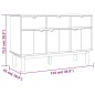 vidaXL Sideboard OTTA 114x43x73,5 cm Massivholz Kiefer vidaXL Sideboard OTTA 114x43x73,5 cm Massivholz Kiefer