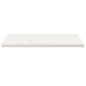 Tischplatte Weiß 80x40x2,5 cm Massivholz Kiefer Rechteckig Tischplatte Weiß 80x40x2,5 cm Massivholz Kiefer Rechteckig