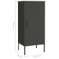 vidaXL Lagerschrank Anthrazit 42,5x35x101,5 cm Stahl vidaXL Lagerschrank Anthrazit 42,5x35x101,5 cm Stahl