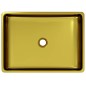 vidaXL Waschbecken 41 x 30 x 12 cm Keramik Golden vidaXL Waschbecken 41 x 30 x 12 cm Keramik Golden
