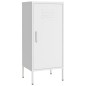 vidaXL Lagerschrank Weiß 42,5x35x101,5 cm Stahl vidaXL Lagerschrank Weiß 42,5x35x101,5 cm Stahl