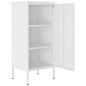vidaXL Lagerschrank Weiß 42,5x35x101,5 cm Stahl vidaXL Lagerschrank Weiß 42,5x35x101,5 cm Stahl