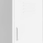 vidaXL Lagerschrank Weiß 42,5x35x101,5 cm Stahl vidaXL Lagerschrank Weiß 42,5x35x101,5 cm Stahl