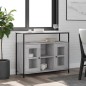 vidaXL Sideboard Grau Sonoma 100x35x80 cm Holzwerkstoff vidaXL Sideboard Grau Sonoma 100x35x80 cm Holzwerkstoff