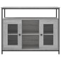 vidaXL Sideboard Grau Sonoma 100x35x80 cm Holzwerkstoff vidaXL Sideboard Grau Sonoma 100x35x80 cm Holzwerkstoff