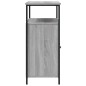 vidaXL Sideboard Grau Sonoma 100x35x80 cm Holzwerkstoff vidaXL Sideboard Grau Sonoma 100x35x80 cm Holzwerkstoff