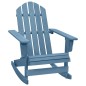 vidaXL Adirondack-Schaukelstuhl Massivholz Tanne Blau vidaXL Adirondack-Schaukelstuhl Massivholz Tanne Blau