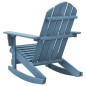 vidaXL Adirondack-Schaukelstuhl Massivholz Tanne Blau vidaXL Adirondack-Schaukelstuhl Massivholz Tanne Blau