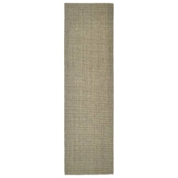 vidaXL Teppich Natur Sisal 100x350 cm Taupe