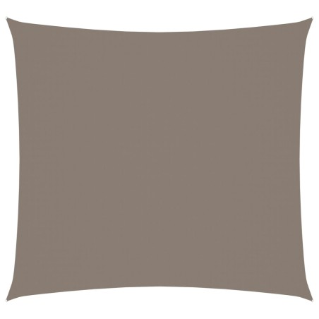 vidaXL Sonnensegel Oxford-Gewebe Quadratisch 4x4 m Taupe