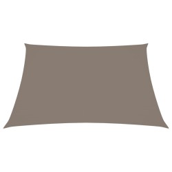 vidaXL Sonnensegel Oxford-Gewebe Quadratisch 4x4 m Taupe