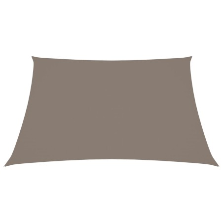 vidaXL Sonnensegel Oxford-Gewebe Quadratisch 4x4 m Taupe