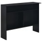 vidaXL Bartisch mit 2 Tischplatten Schwarz 130x40x120 cm vidaXL Bartisch mit 2 Tischplatten Schwarz 130x40x120 cm