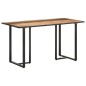 vidaXL Esstisch 140 cm Raues Mangoholz vidaXL Esstisch 140 cm Raues Mangoholz