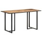 vidaXL Esstisch 140 cm Raues Mangoholz vidaXL Esstisch 140 cm Raues Mangoholz