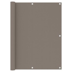 vidaXL Balkon-Sichtschutz Taupe 120x600 cm Oxford-Gewebe