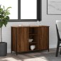 vidaXL Sideboard Braun Eichen-Optik 100x35x70 cm Holzwerkstoff vidaXL Sideboard Braun Eichen-Optik 100x35x70 cm Holzwerkstoff