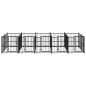vidaXL Outdoor-Hundezwinger Stahl 9,38 m² vidaXL Outdoor-Hundezwinger Stahl 9,38 m²