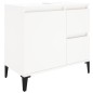 vidaXL Badschrank Weiß 65x33x60 cm Holzwerkstoff vidaXL Badschrank Weiß 65x33x60 cm Holzwerkstoff