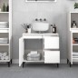 vidaXL Badschrank Weiß 65x33x60 cm Holzwerkstoff vidaXL Badschrank Weiß 65x33x60 cm Holzwerkstoff