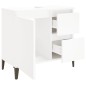 vidaXL Badschrank Weiß 65x33x60 cm Holzwerkstoff vidaXL Badschrank Weiß 65x33x60 cm Holzwerkstoff