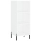 vidaXL Highboard Hochglanz-Weiß 34,5x32,5x180 cm Holzwerkstoff vidaXL Highboard Hochglanz-Weiß 34,5x32,5x180 cm Holzwerkstoff