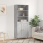 vidaXL Highboard Betongrau 69,5x34x180 cm Holzwerkstoff vidaXL Highboard Betongrau 69,5x34x180 cm Holzwerkstoff
