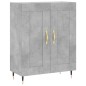 vidaXL Highboard Betongrau 69,5x34x180 cm Holzwerkstoff vidaXL Highboard Betongrau 69,5x34x180 cm Holzwerkstoff